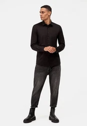 OLYMP Businesshemd Level Five 24/Seven New York Kent Dunkelbraun/Braun/Schwarz/Dunkelrot