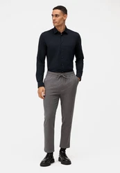 OLYMP Businesshemd Level Five 24/Seven New York Kent Dunkelblau/Hellblau