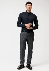 OLYMP Businesshemd No. Six Urban Kent Dunkelblau/Hellblau