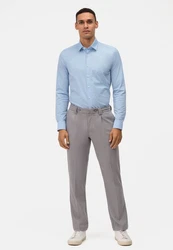 OLYMP Businesshemd Luxor 24/Seven modern fit Blau/Hellblau