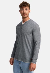 Indicode Langarmshirt INColeson Dunkelgrau/Hellgrau/Grau/Dunkelblau