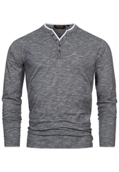 Indicode Langarmshirt INColeson Dunkelgrau/Hellgrau/Grau/Dunkelblau