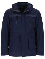 Dry Fashion Funktionsparka Aalborg Dunkelblau/Blau