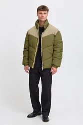 !Solid Steppjacke SDMORITZ Dunkelgrün/Khaki/Braun/Beige