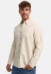 Indicode Langarmhemd INCaix Khaki/Beige