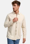 Indicode Langarmhemd INCaix Khaki/Beige