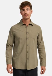 Indicode Langarmhemd INCaix Khaki/Braun/Dunkelgrün