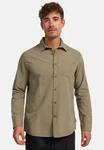 Indicode Langarmhemd INCaix Khaki/Braun/Dunkelgrün