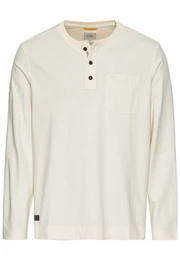 T-Shirt Henley 1/1Arm, Creme