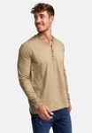 Indicode Langarmshirt INKilsone Khaki/Braun/Beige