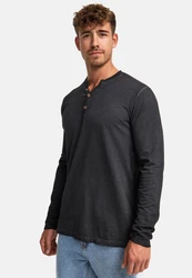 Indicode Langarmshirt INKilsone Dunkelgrau/Grau/Hellgrau