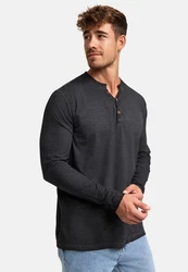 Indicode Langarmshirt INKilsone Dunkelgrau/Grau/Hellgrau