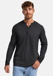 Indicode Langarmshirt INKilsone Dunkelgrau/Grau/Hellgrau