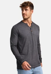 Indicode Langarmshirt INKilsone Dunkelgrau/Grau/Hellgrau