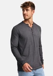 Indicode Langarmshirt INKilsone Dunkelgrau/Grau/Hellgrau
