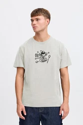 !Solid T-Shirt SDNOLAN Lila/Grau/Rot