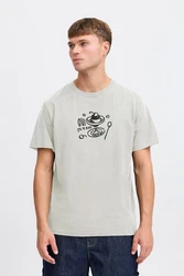 !Solid T-Shirt SDNOLAN Lila/Grau/Rot