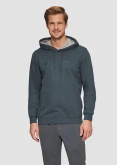 s.Oliver Kapuzensweatshirt mit Front-Print Logo