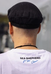 Sea Shepherd T-Shirt For the Ocean Wal Weiß/Schwarz