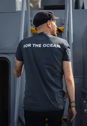 Sea Shepherd T-Shirt Grau/Rot/Türkis/Blau/Dunkelgrau/Creme