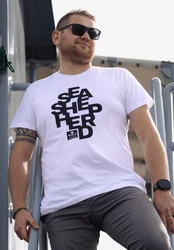 Sea Shepherd T-Shirt Weiß/Grau/Blau/Rot