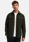 Indicode Langarmhemd INLui Dunkelgrün/Khaki