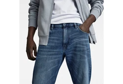 G-STAR 5-Pocket-Jeans MOSA Straight Grau/Grün