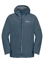 Jack Wolfskin Funktionsjacke HIGHEST PEAK 3L JKT Dunkelblau/Blau/Grau/Hellblau