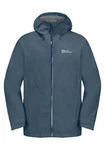 Jack Wolfskin Funktionsjacke HIGHEST PEAK 3L JKT Dunkelblau/Blau/Grau/Hellblau