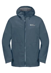 Jack Wolfskin Funktionsjacke HIGHEST PEAK 3L JKT Dunkelblau/Blau/Grau/Hellblau