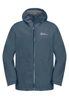 Jack Wolfskin Funktionsjacke HIGHEST PEAK 3L JKT Dunkelblau/Blau/Grau/Hellblau