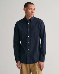 Gant Langarmhemd REG FLANNEL MELANGE SHIRT blau/marine