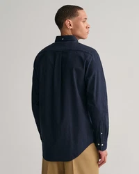 Gant Langarmhemd REG FLANNEL MELANGE SHIRT blau/marine