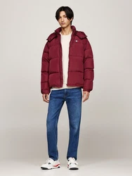 Tommy Jeans Jacke ALASKA TJM PUFFER EXT burgunder