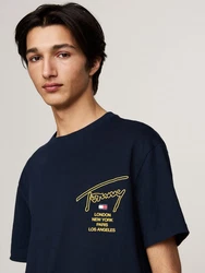 Tommy Jeans T-Shirt TJM REG SIG CITY TWIST TEE EXT 