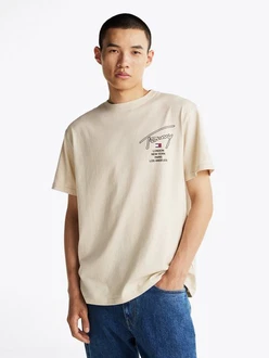Tommy Jeans T-Shirt TJM REG SIG CITY TWIST TEE EXT
