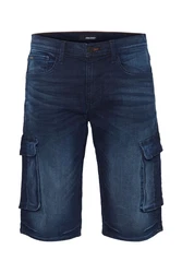 BLEND Shorts Cargojeans Dunkelblau/Blau