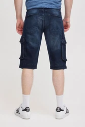 BLEND Shorts Cargojeans Dunkelblau/Blau