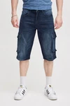 BLEND Shorts Cargojeans Dunkelblau/Blau