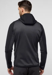 Jack Wolfskin Fleecejacke ALPGRAT XT JKT Dunkelgrau/Dunkelblau/Hellgrau/Grau