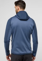 Jack Wolfskin Fleecejacke ALPGRAT XT JKT Grau/Dunkelblau/Hellblau/Blau