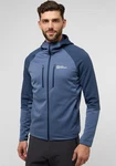 Jack Wolfskin Fleecejacke ALPGRAT XT JKT Grau/Dunkelblau/Hellblau/Blau