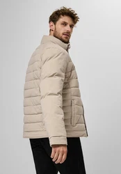 STREET ONE MEN Steppjacke mit Stehkragen Beige/Khaki