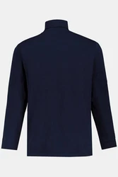JP1880 T-Shirt Rollkragen-Shirt Basic Jersey Dunkelblau/Hellblau