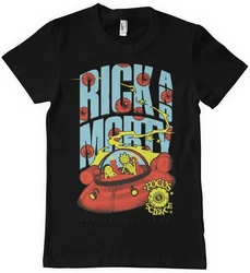 Rick and Morty T-Shirt Focus On Science Grau/Schwarz/Dunkelrot/Braun
