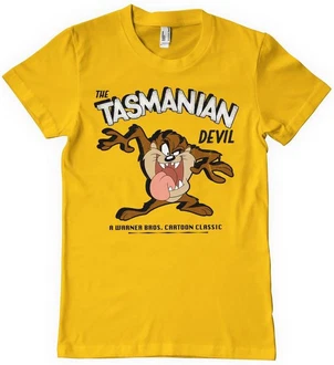LOONEY TUNES T-Shirt The Tasmanian Devil Gelb