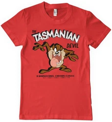 LOONEY TUNES T-Shirt The Tasmanian Devil Rot/Dunkelrot