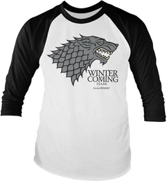 T-Shirt Stark Sigil Baseball Long Sleeve Tee