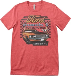 FORD T-Shirt Mustang Mach 1 Rot