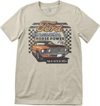 FORD T-Shirt Mustang Mach 1 Lila/Beige/Rot/Khaki/Braun